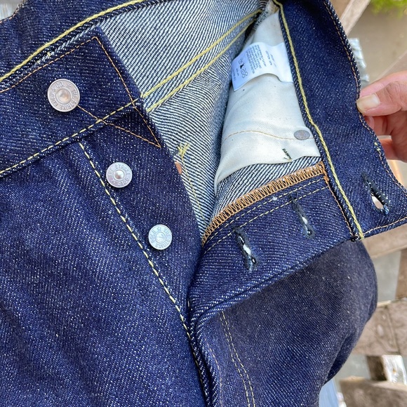 NWOT The Strike Gold Indigo Denim Jeans - Picture 6 of 9